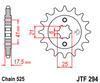 Zębatka przednia JTF294.15