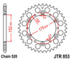 Zębatka tylna JTR853,41